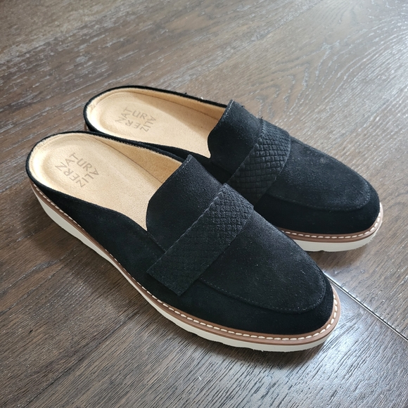 Naturalizer Shoes - Naturalizer Black Suede Adiline Slip-On Mule Shoes Women Sz 9 *new without tags*